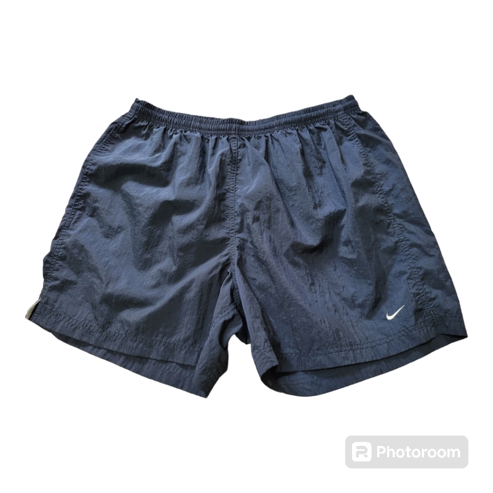 Nike‎ nylon running shorts, dark blue, size 12-14